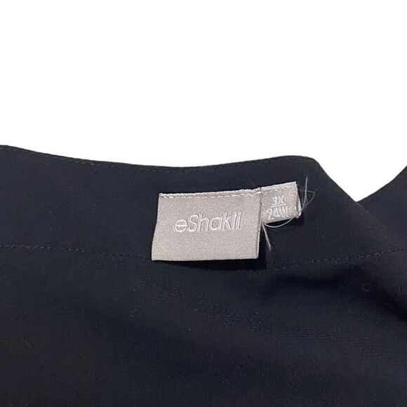 EShakti Black Embroidered Dress - Picture 5 of 7